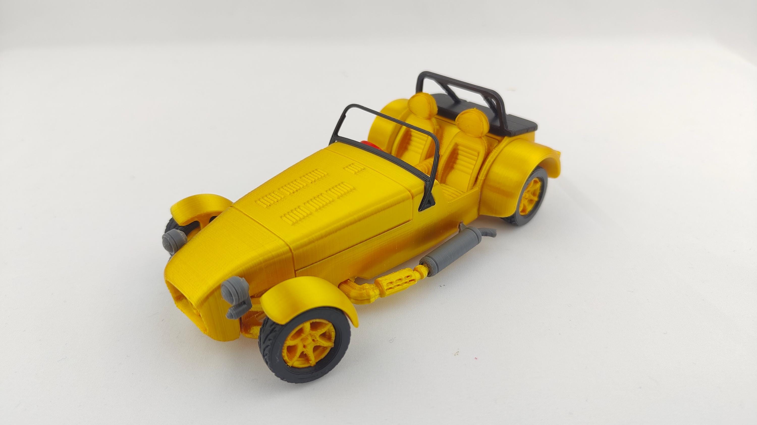 CATERHAM SUPER SEVEN ミニカー Kyosho 1/18 Scale Diecast 7022Y - Caterham Super Seven JPE