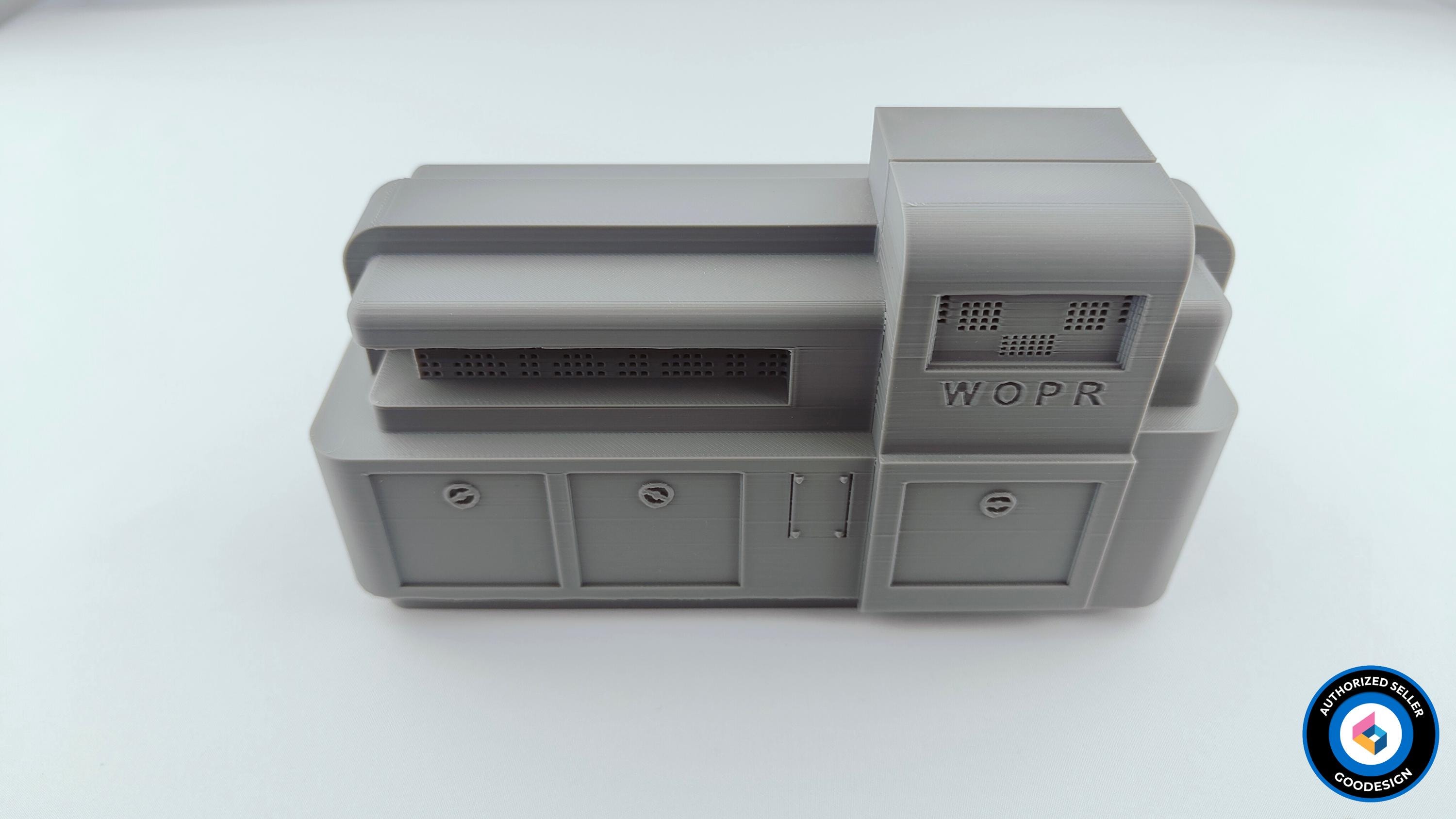 Computer Windows Prop WOPR Computer Model – War Games NORAD Supercomputer Prop Replica Desk ...