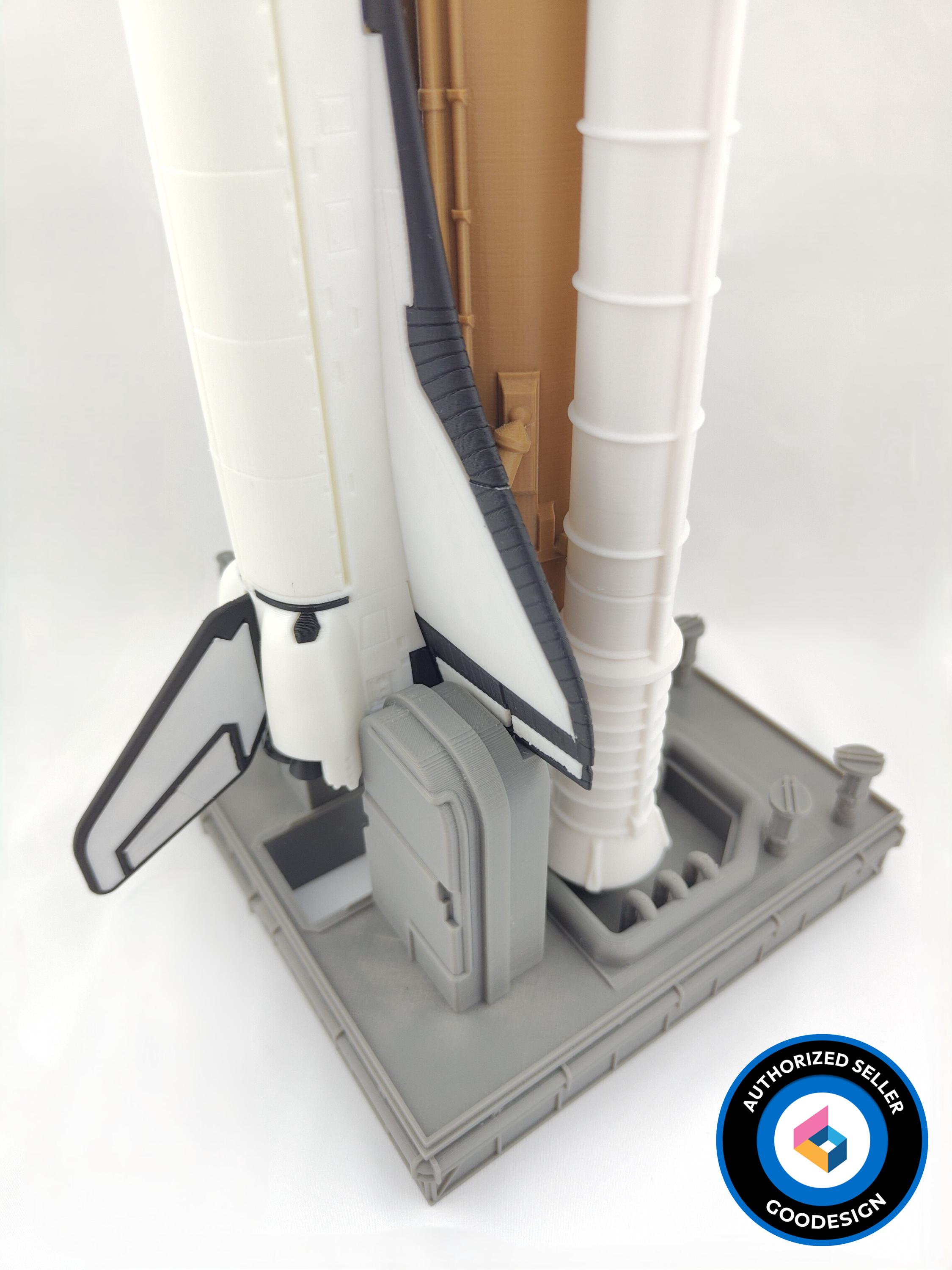 3D Printed Space Shuttle & Booster Model: NASA STEM Desk Decor - Etsy