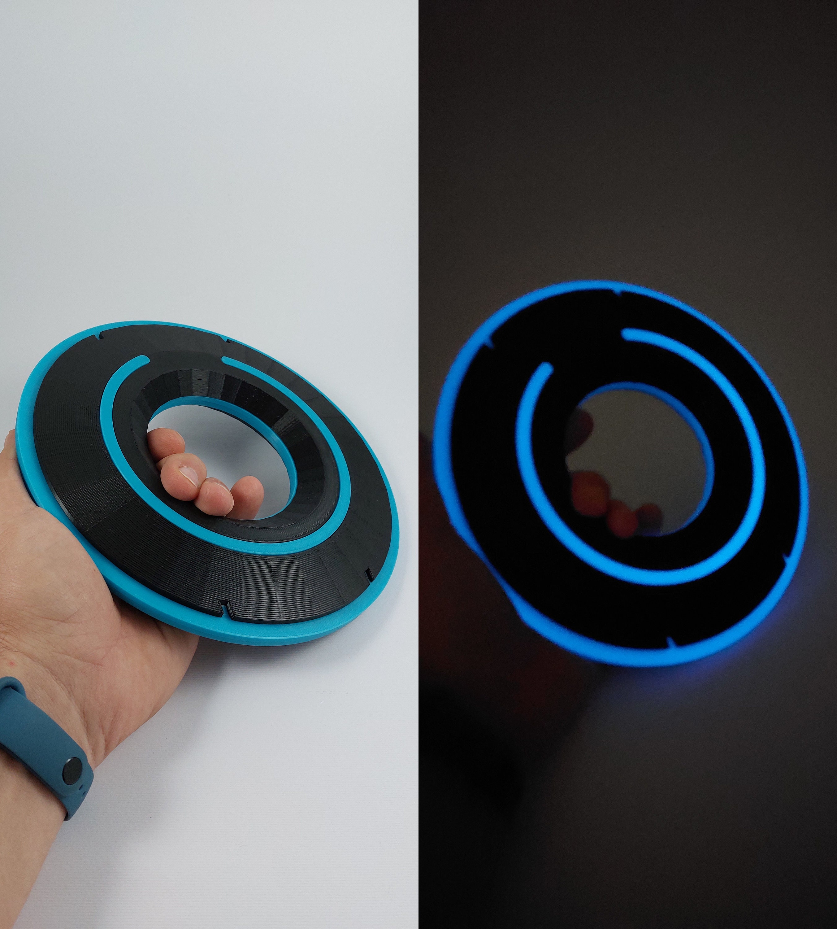 Tron Legacy Identity Disc 3D Printed Model Tron Movie Etsy