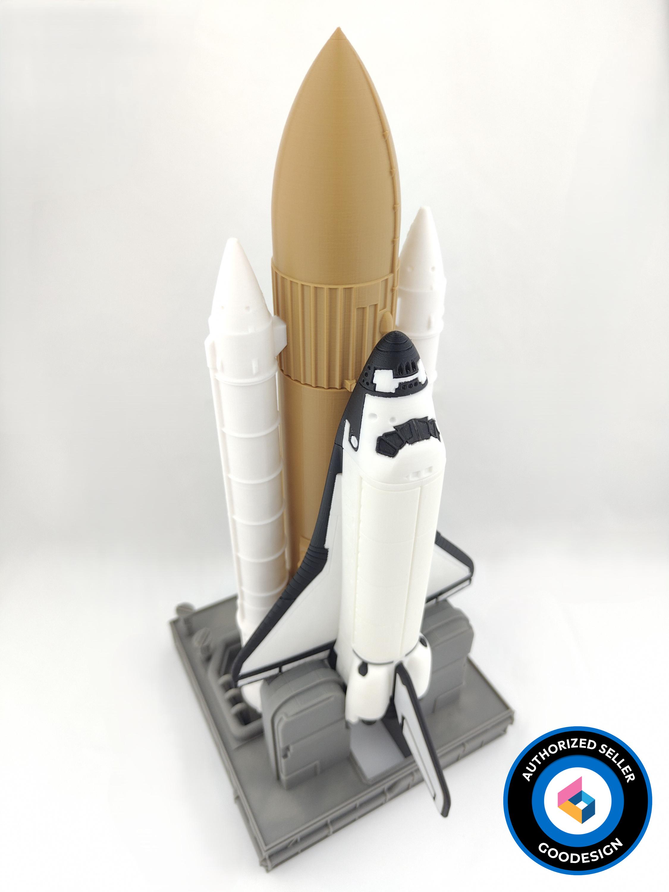 3D Printed Space Shuttle & Booster Model: NASA STEM Desk Decor - Etsy