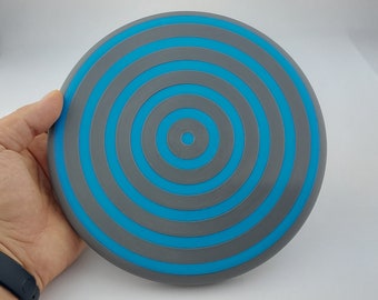 Tron 1982 Classic Identity Disc Frisbee 3D Printed Model | Tron Movie Identity Disc | Tron Gift