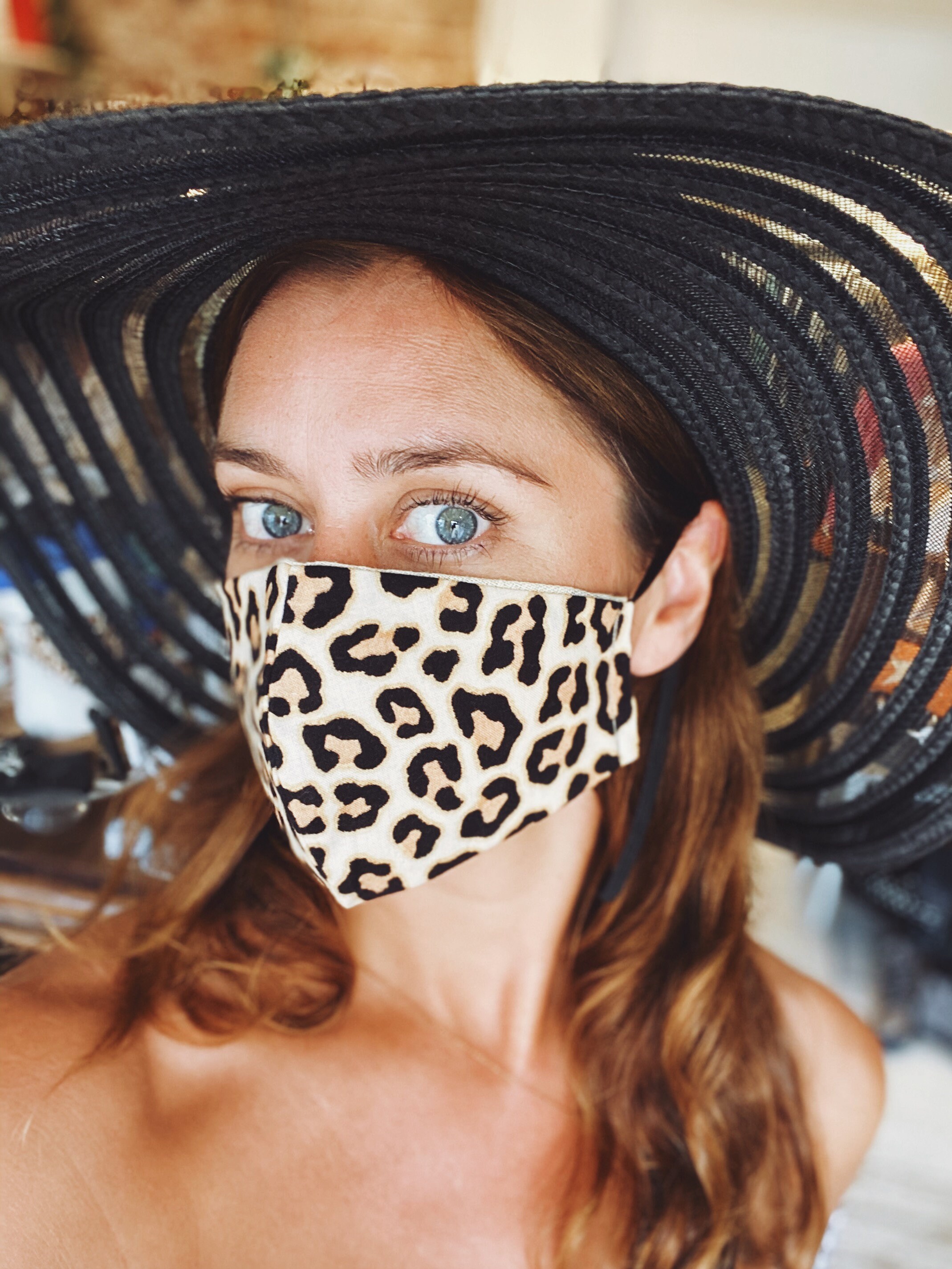 Liberty Print Face Mask With Tassels Etsy New Zealand