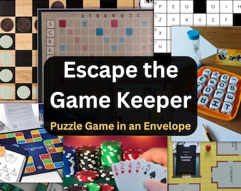 Escape Room Game in an Envelope | Escape The Game Keeper | At Home Puzzle Experience