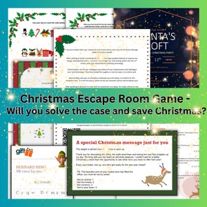 Jeu d'évasion de Noël - Résoudrez-vous l'affaire et sauverez-vous Noël ?