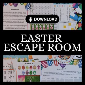 Oster Escape Room-Spiel für Kinder - Printable sofortiger Download