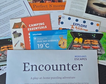 Escape Room Game - Encounter - Play-at-home puzzling mystery!