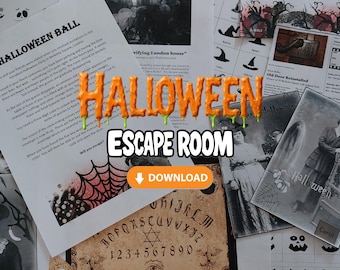Gioco di fuga di Halloween stampabile / Download immediato in PDF