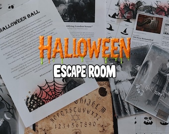 Halloween Escape Room Game - Play-at-home puzzling mystery!