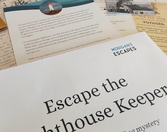 Escape the Lighthouse Keeper - Play-at-home puzzling mystery!