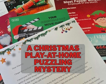 Christmas Escape Room in an Envelope | Festive Puzzle Game | Play at Home Challenge