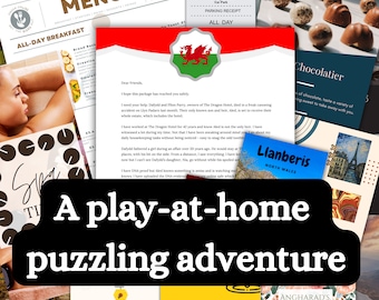 Escape Room in an Envelope - Inheritance - Play-at-home puzzling mystery!