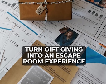 Escape Room Puzzle Box | Gift Reveal Challenge | Crack the Code to Unlock