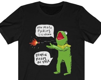DANIELBURTON Summer Kermit The Frog Sipping Tea Men White T-Shirt Top Tees Short Sleeve Shirts DANIELBURTON Summer Kermit The Frog Sipping Tea Men White T-Shirt Top Tees Short Sleeve Shirts