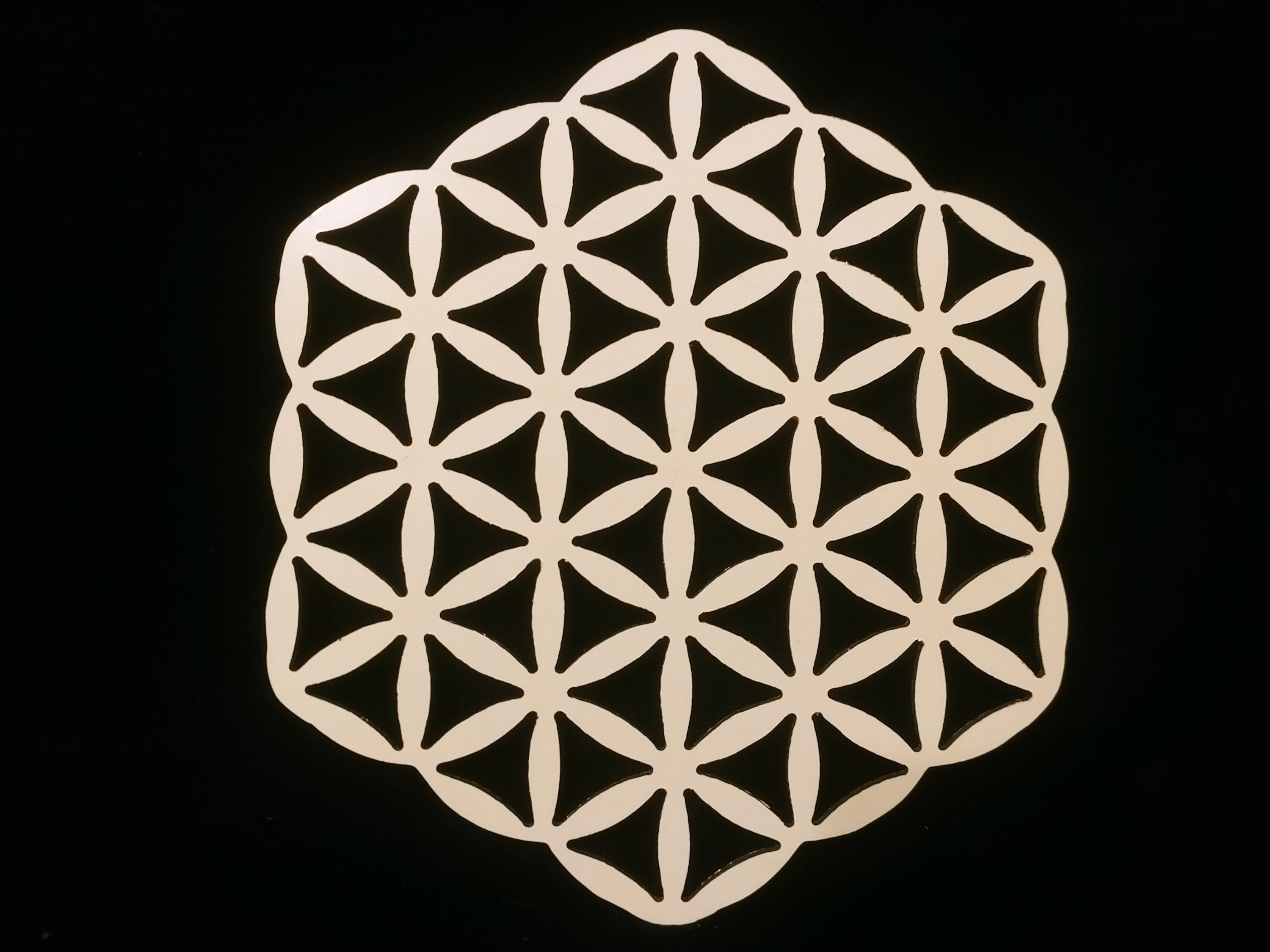 Leinuosen 4 Pcs 12 Inch Crystal Grid Board Sacred Geometry Wall Art Set  Metatron Cube, Flower of Life, Sri Yantra, 64 Star Tetrahedron Pagan Decor
