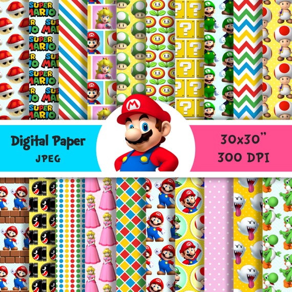 Games 1 Digital Paper Printable Scrapbooking Background | Etsy