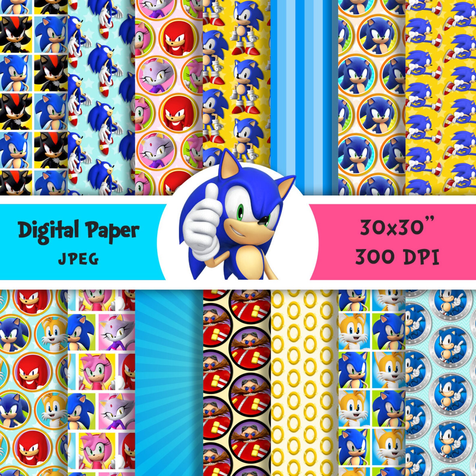 Games 2 Digital Paper Printable Scrapbooking Background | Etsy