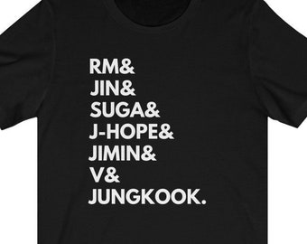 Bts T Shirt - Etsy