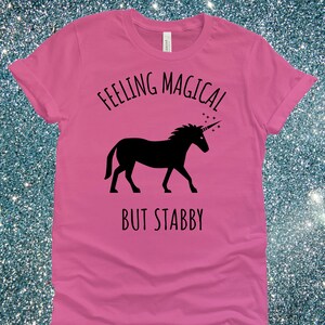 Stabby Unicorn, feeling stabby unicorn, angry unicorn, funny unicorn shirt, unicorn shirt, hipster shirt, introvert shirt