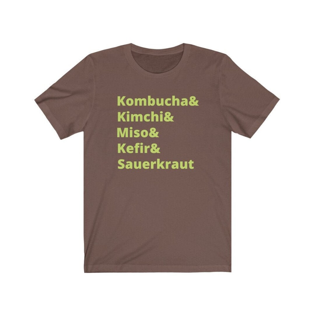 Kombucha T-shirt Kimchi Shirt Foodie T-shit Foodie Shirt - Etsy