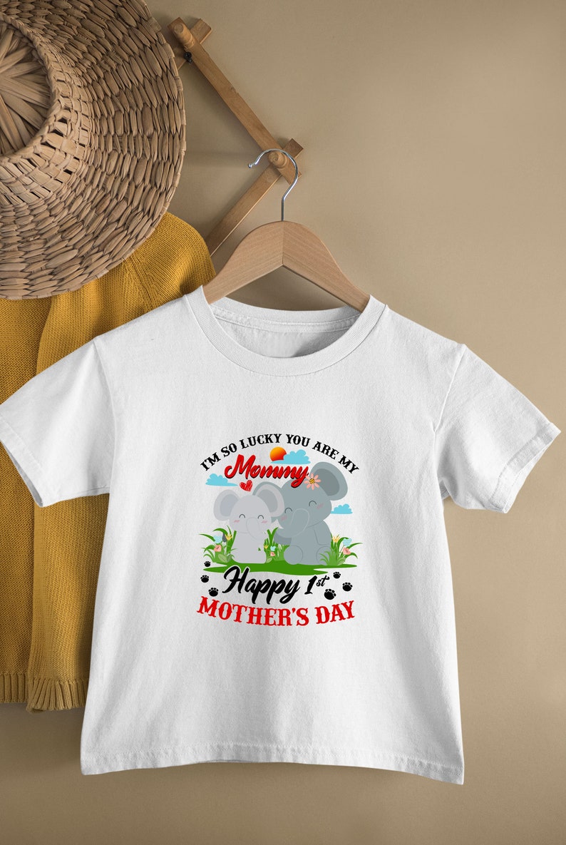 I/'m So Lucky You Are My Mommy Mommy and Baby Elephant First Mothers Day 2021 Baby Onesie Happy 1st Mother/'s Day Newborn Baby Bodysuit