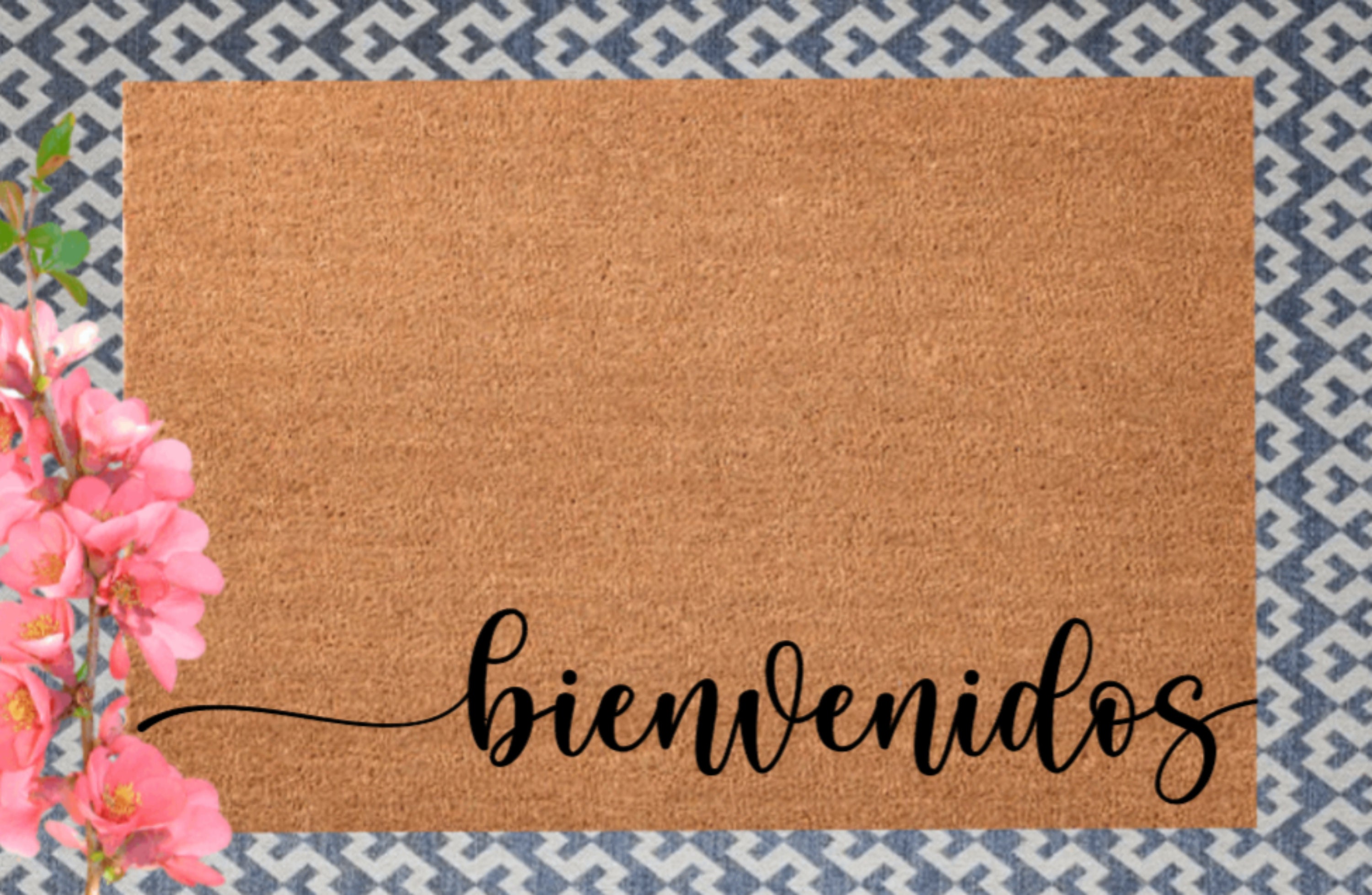 Bienvenidos Doormat Spanish Mat Spanish Gift Door Etsy
