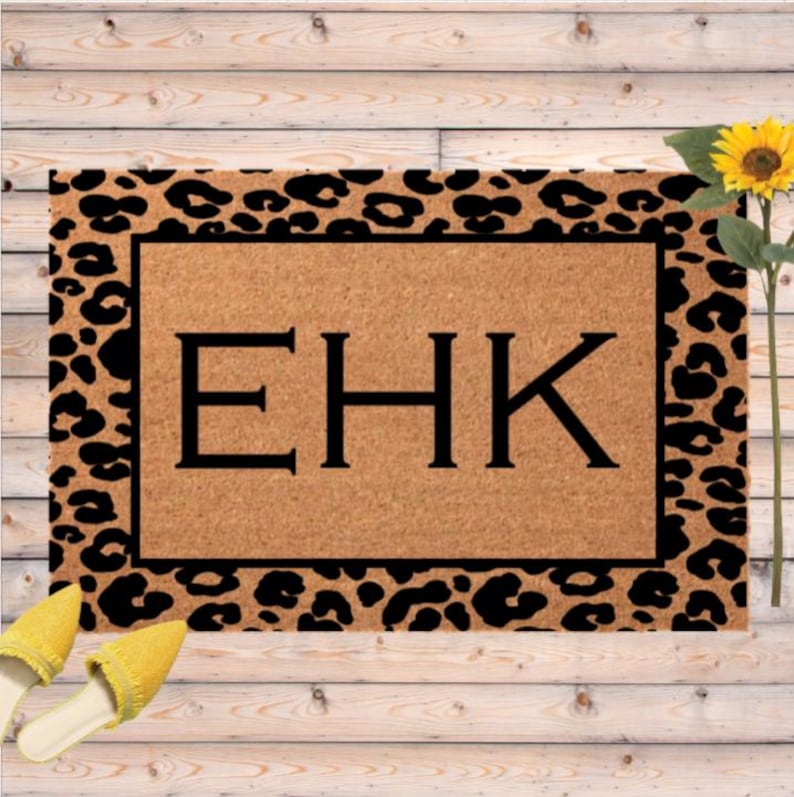 DoorMattersCT Monogram Doormat