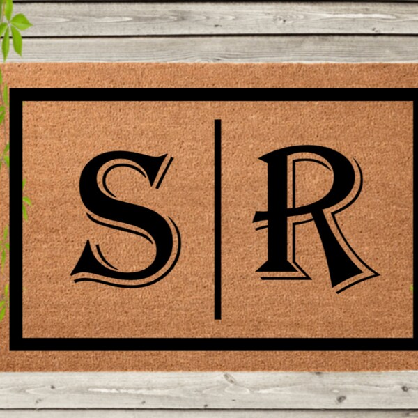 Double Door Doormat Etsy