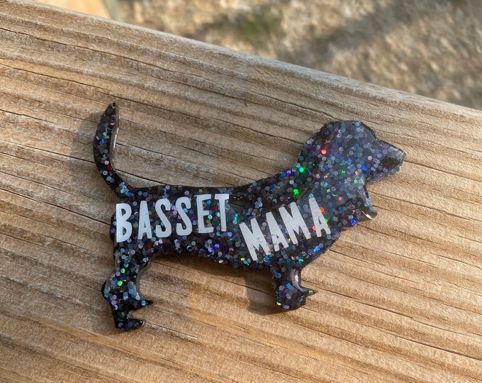 Basset Hound Keychain