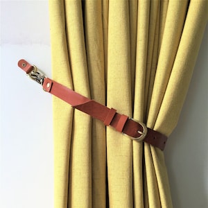 Minimalist Leder Vorhang Tie-Back Home Decor Fenster Behandlung Muttertag Innenarchitektur Einweihungsparty Geschenke Idee Elegantes Modernes Dekor Bild 1