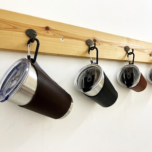 Personalized Leather Cup Sleeve Leather Cup Holder Coffee Cup Sleeve Tea Mug Holder Sleeve Camping Cup Beer Cup Sleeve Reusable Drink Grip
