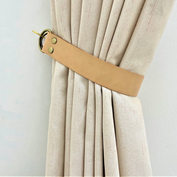 Modern Decor Window Treatment Minimalist Leather Curtain Tie-Back Elegant  Home Decor Housewarming Gift Ideas 2023 Interior Design