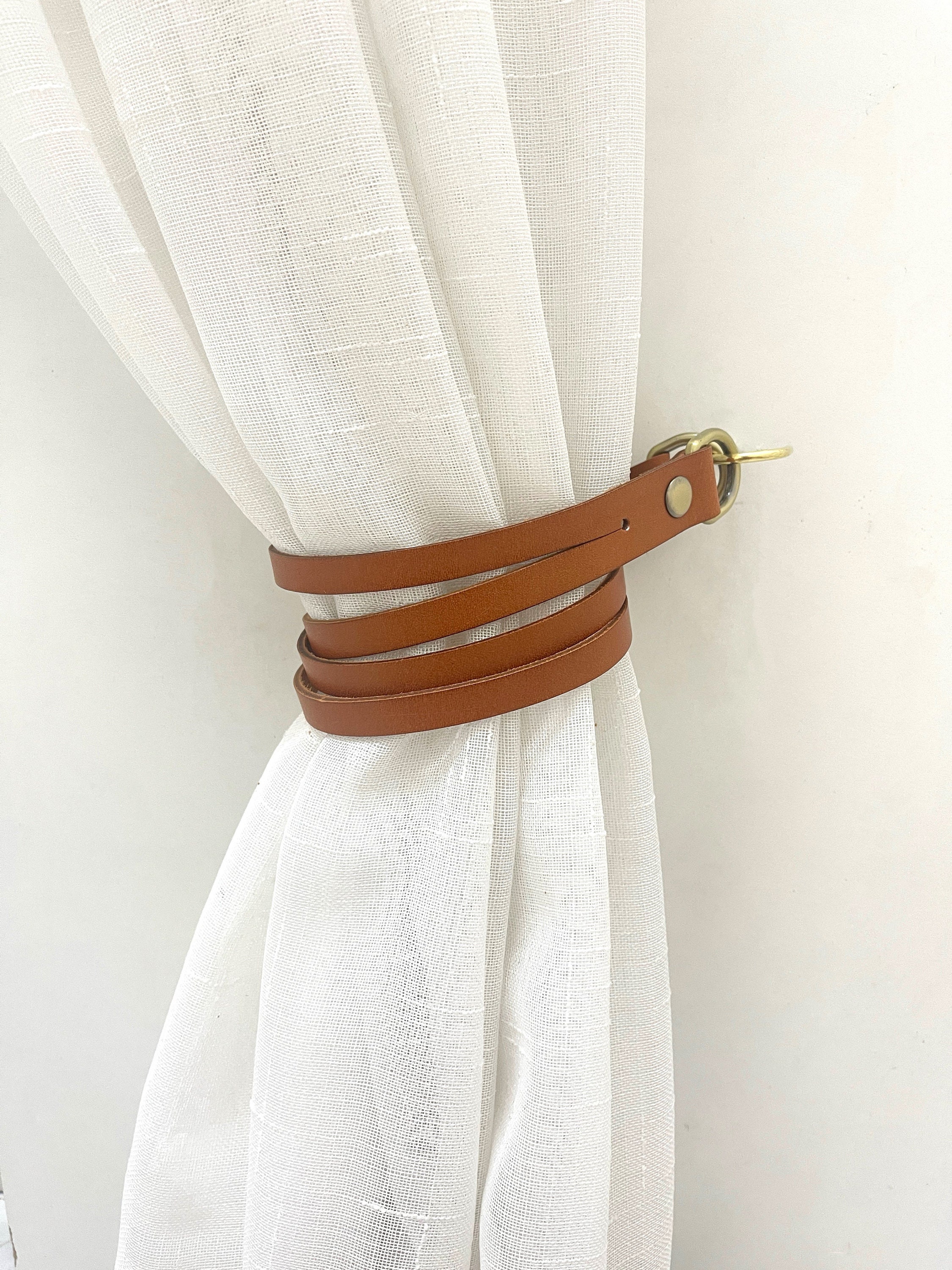Leather Curtain Tie Backsnull