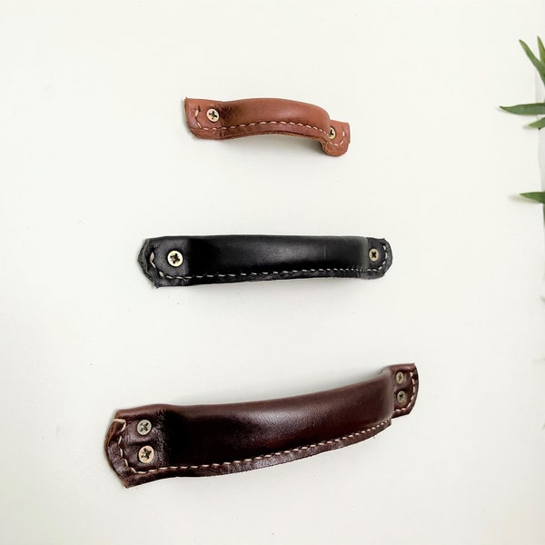 Leather Drawer Pulls Etsy New Zealand