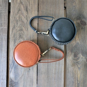 FREE !!!  Holiday Gift WRAPPING SERVICE // Round coin pouch wallet//earphone holder//cable organizer //cable holder //earphone case