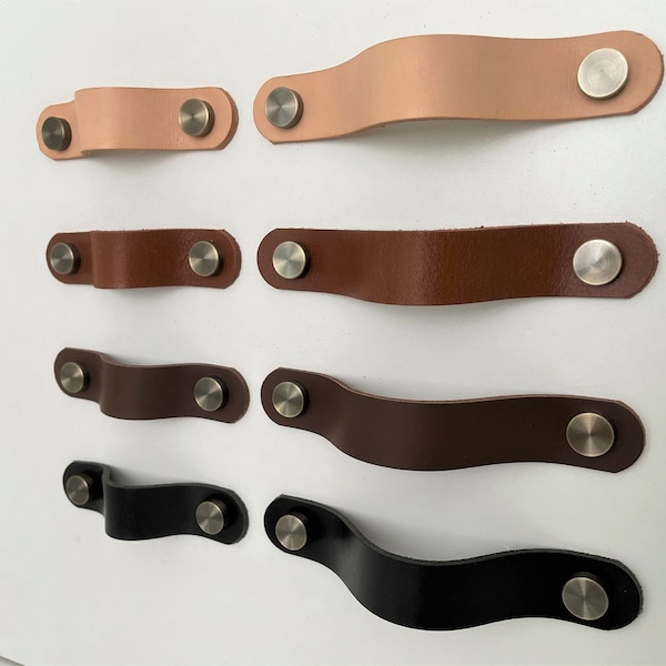 Leather Drawer Pulls Etsy New Zealand