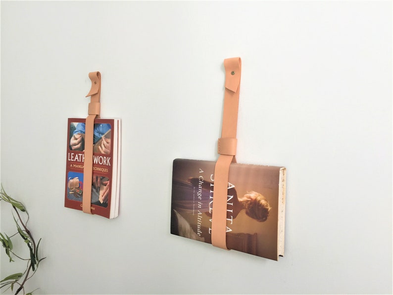 Leather Book Holder // Magazine Rack // Leather Magazine Etsy UK