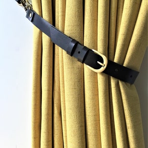 Minimalist Leder Vorhang Tie-Back Home Decor Fenster Behandlung Muttertag Innenarchitektur Einweihungsparty Geschenke Idee Elegantes Modernes Dekor Bild 3