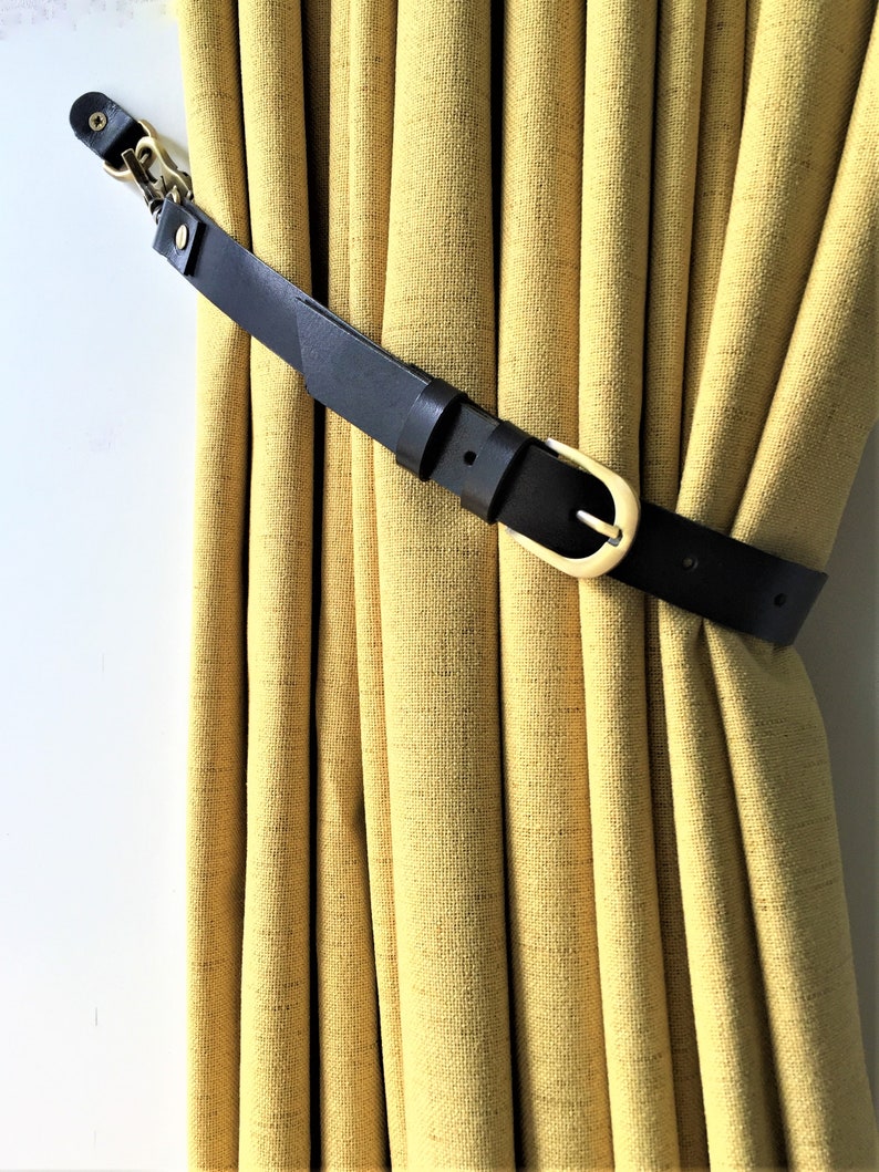 Minimalist Leder Vorhang Tie-Back Home Decor Fenster Behandlung Muttertag Innenarchitektur Einweihungsparty Geschenke Idee Elegantes Modernes Dekor Bild 3