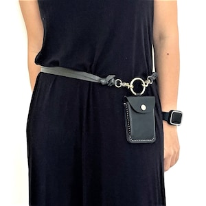 Detachable Belt Bag Universal Crossbody Phone Lanyard Neck Cell Phone Strap Leather Pouch Funny waist Bag Mobile Phone Neck Lanyard Strap
