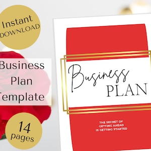 Business Plan Template PDF, Printable Business Plan, Small Business Plan