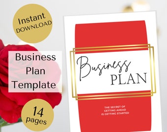 Szablon planu biznesowego PDF, Plan biznesowy do druku, Plan małego biznesu