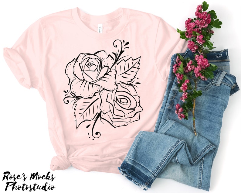 Download Soft Pink Bella Canvas 3001 Mockup Pink Unisex T-shirt ...