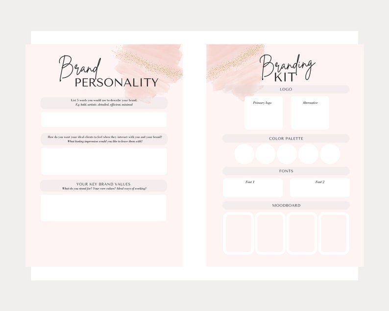 Business Plan Template PDF Printable Business Plan Small - Etsy
