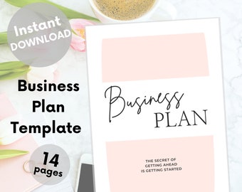 Business Plan Template PDF, Printable Business Plan, Small Business Plan