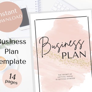 Business Plan Template PDF, Printable Business Plan, Small Business Plan