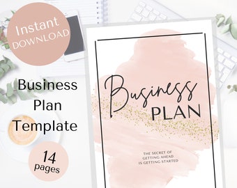 Business Plan Template PDF, Printable Business Plan, Small Business Plan