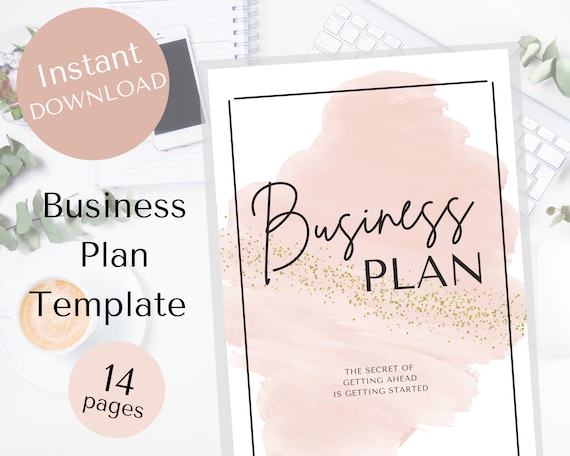 Business Plan Template PDF Printable Business Plan Small - Etsy