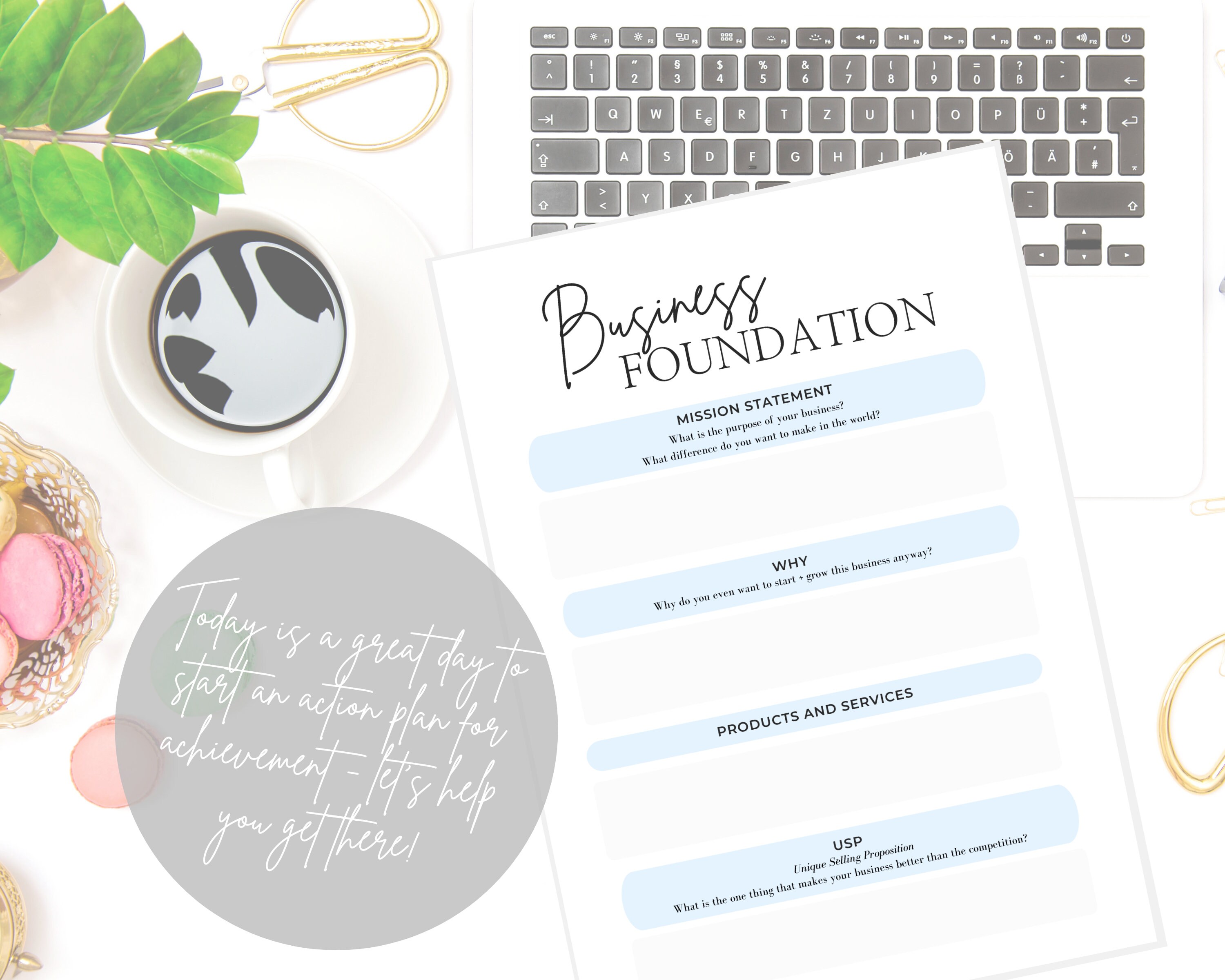 Business Plan Template PDF Printable Business Plan Small - Etsy