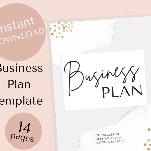 Business Plan Template PDF, Printable Business Plan, Small Business Plan
